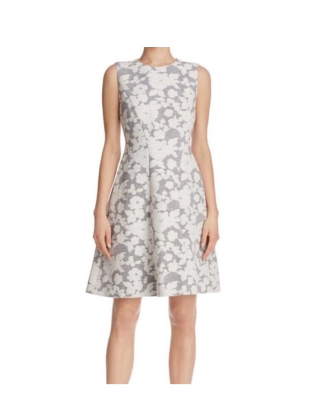 Hugo Boss HELLERY Fit n Flare Floral Dress